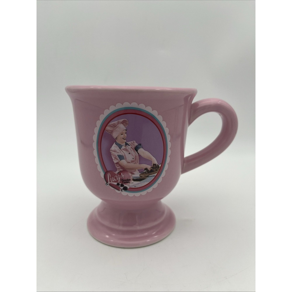 I Love Lucy Mug Ceramic‎ Chocolate Factory Job Switching Pink